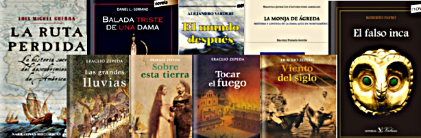 Novela Histórica, Libros de novela histórica